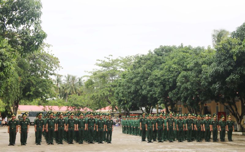 Quang cảnh bế mạc chiến sĩ mới