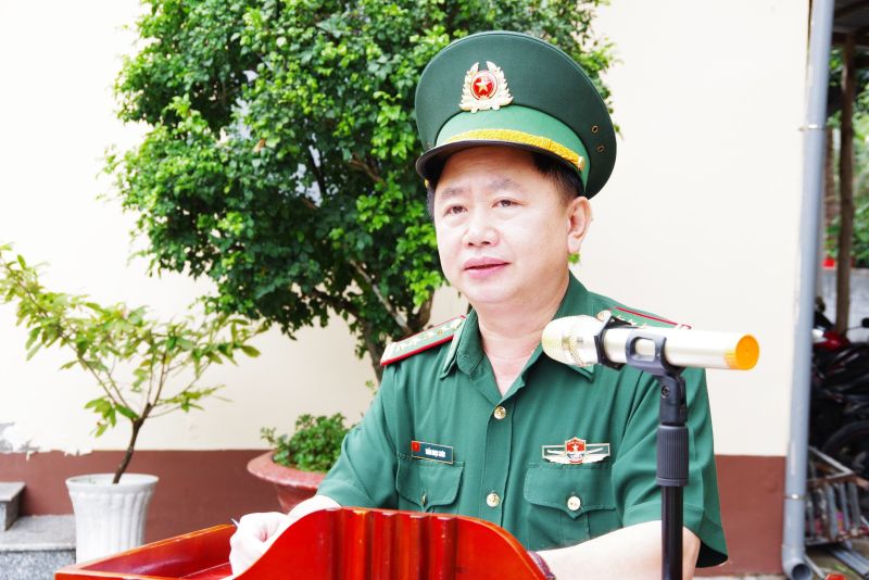 Đại tá Trần Ngọc Châu, Phó Chỉ huy trưởng - Tham mưu trưởng BĐBP tỉnh phát biểu chỉ đạo