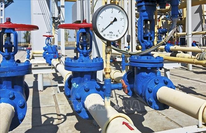 Hệ thống đường ống dẫn khí đốt của Tập đoàn Gazprom (Nga). Ảnh minh họa: EPA/TTXVN