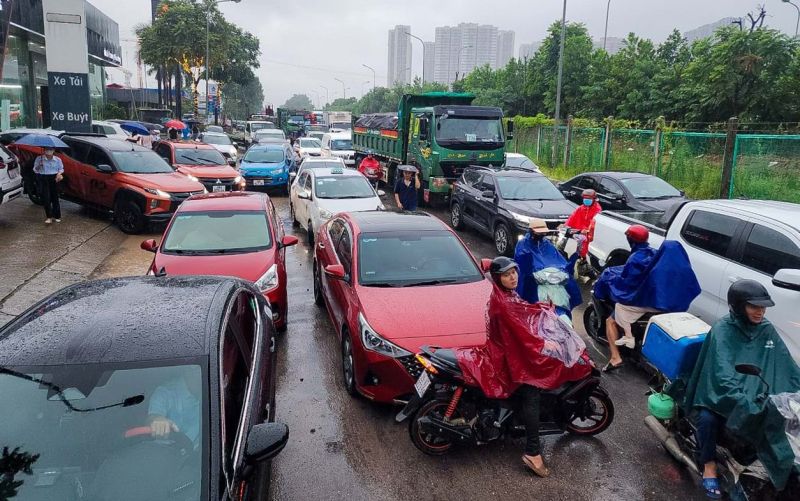 Các phương tiện tê liệt không thể di chuyển.