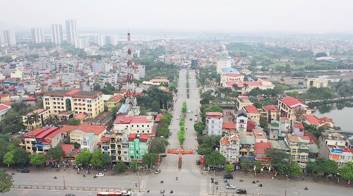 Một góc huyện Thanh Trì.