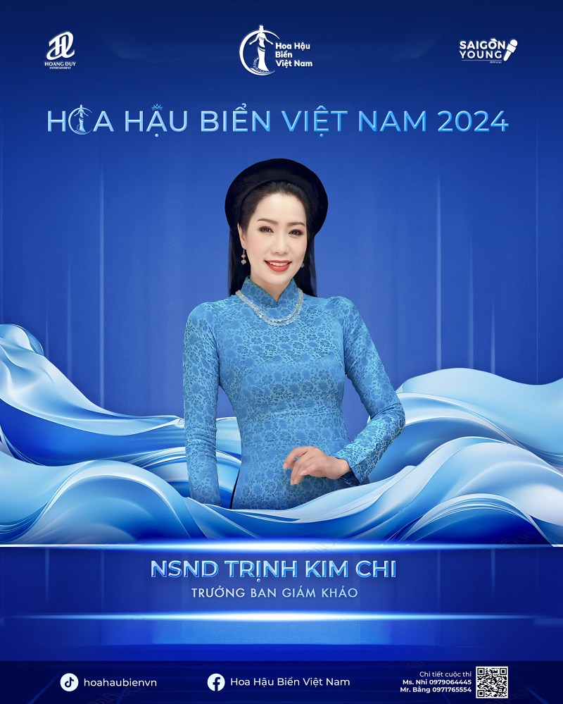 Trưởng ban giám khảo cuộc thi Hoa hậu Biển Việt Nam 2024 - NSND Trịnh Kim Chi