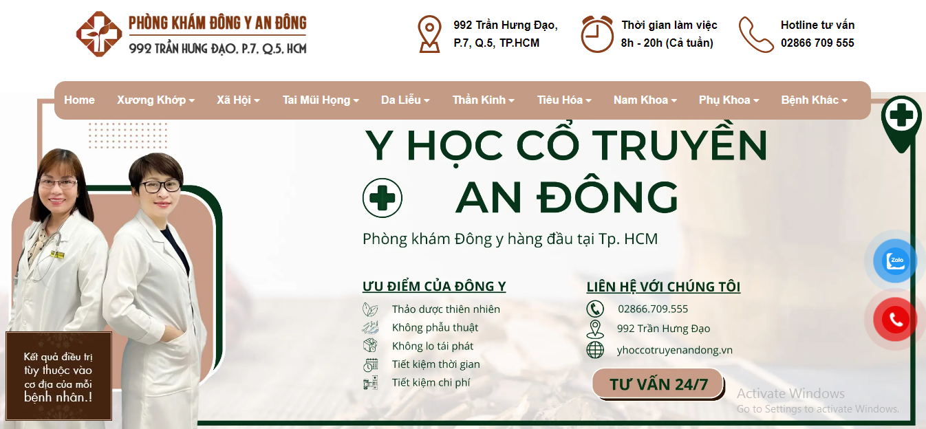 Phòng khám Y học Cổ truyền An Đông bị xử phạt gần 58 triệu đồng do có nhiều vi phạm