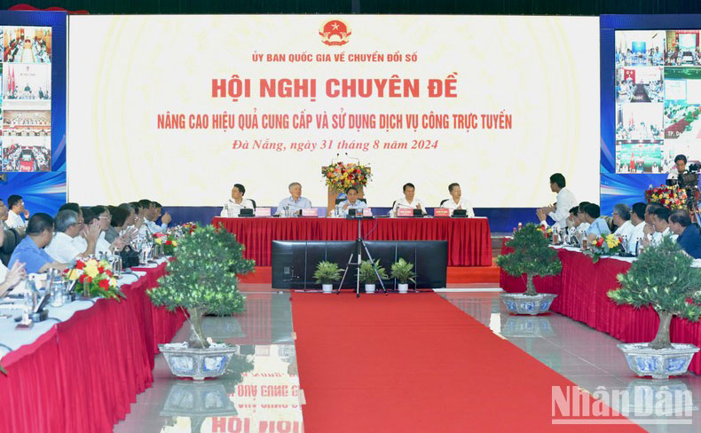 Quang cảnh Hội nghị do Ủy ban Quốc gia về chuyển đổi số tổ chức: (Ảnh nhandan,vn}