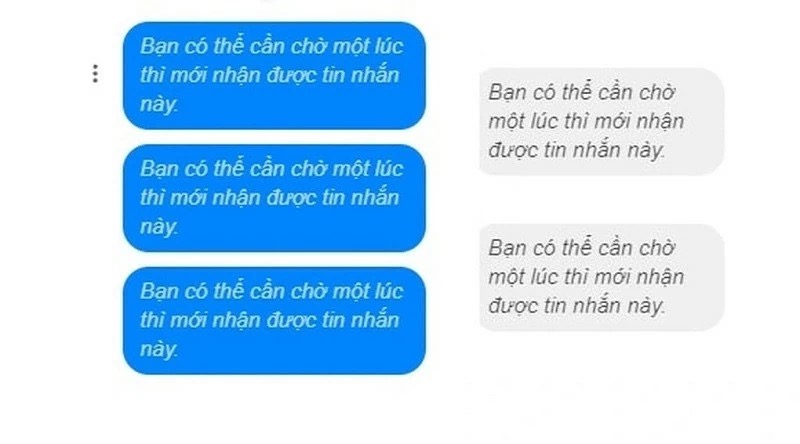 Tin nhắn trong hộp thoại Messenger không hiển thị nội dung khi xem trên máy tính