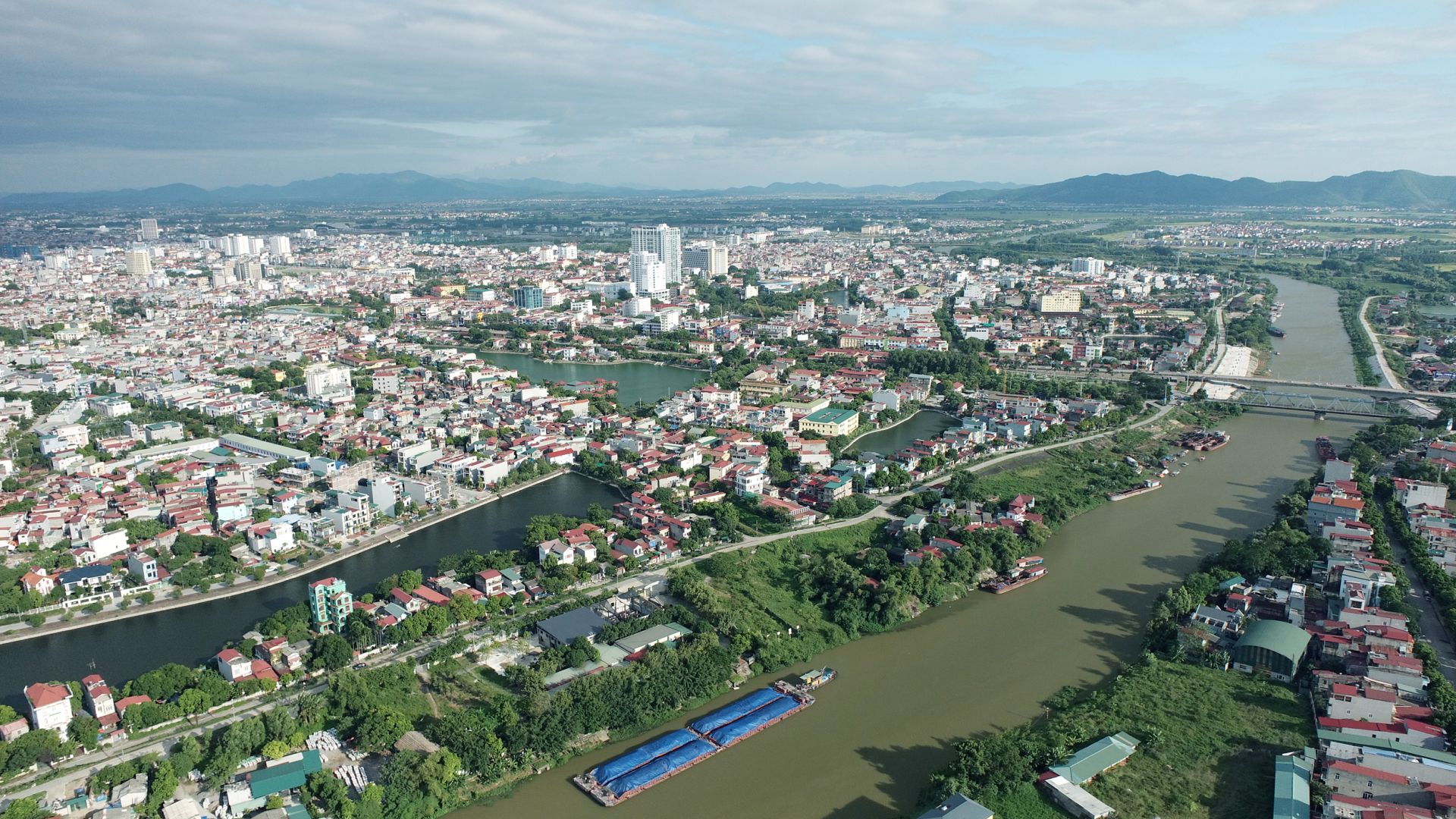 Một góc thành phố Bắc Giang.