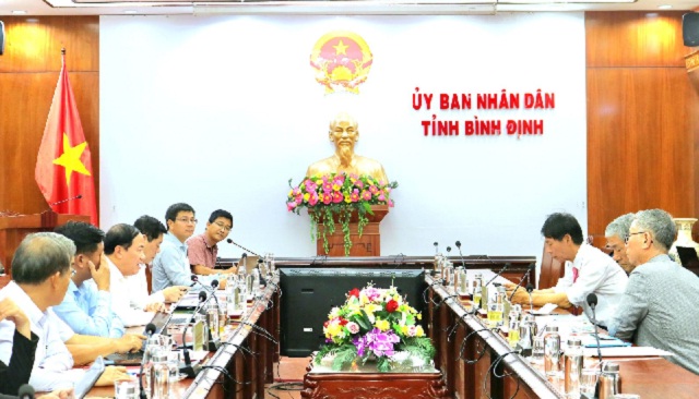 Quang cảnh buổi tiếp và làm việc. Ảnh: L.Anh