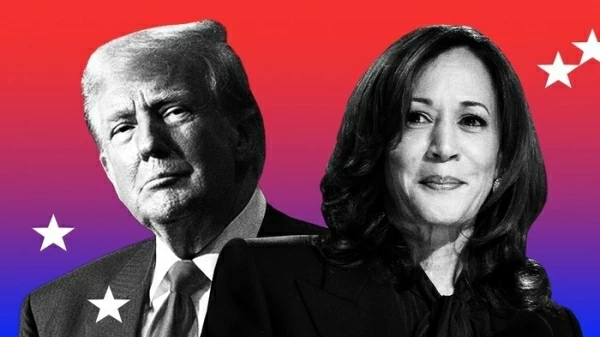 Kết quả sít sao Trump-Harris trong cuộc thăm dò khác phản ánh cuộc bầu cử Tổng thống Mỹ vào ngày 5/11 tới sẽ rất căng thẳng. (Nguồn: Getty Images)