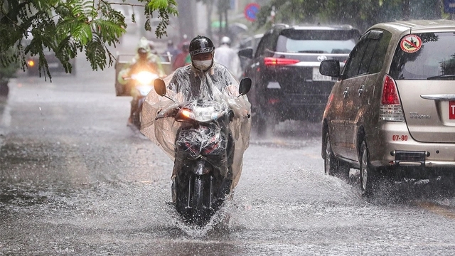 Chiều nay Hà Nội đón mưa dông