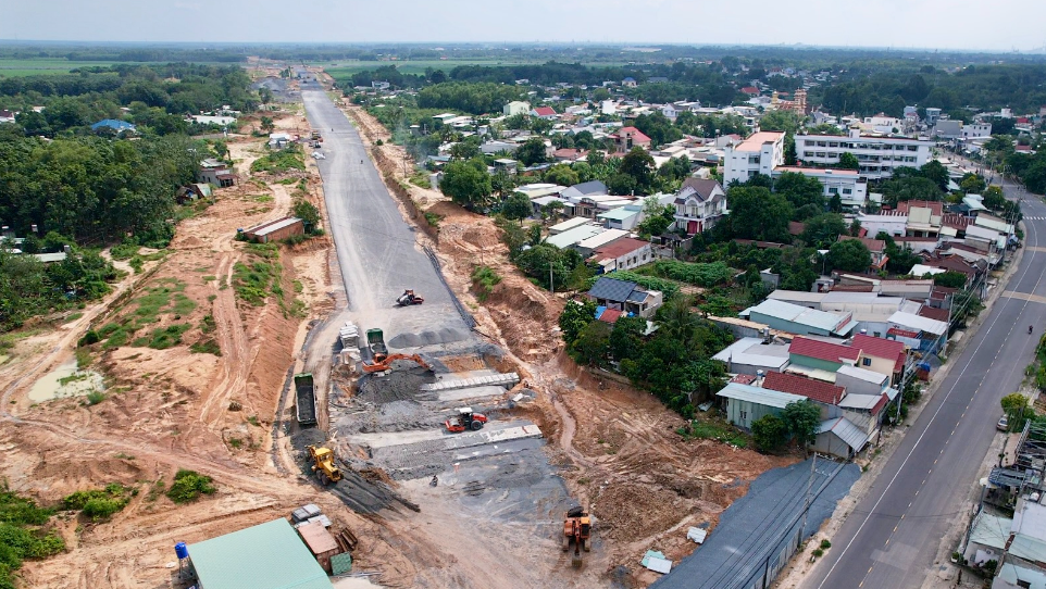 Đã giải tỏa hơn 90% mặt bằng dự án đường Vành đai 3 TP. Hồ Chí Minh đoạn qua Đồng Nai