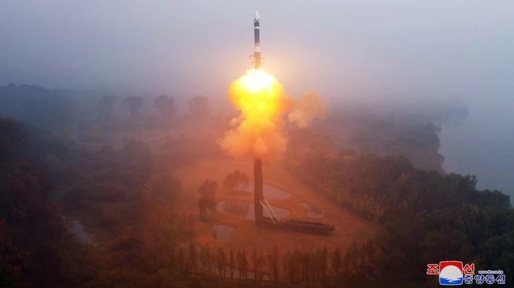 Triều Tiên phóng ICBM Hwasong-19 ngày 31/10. (Nguồn: KVNA)