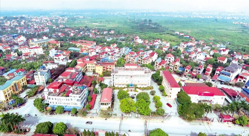 Một góc huyện Khoái Châu, tỉnh Hưng Yên