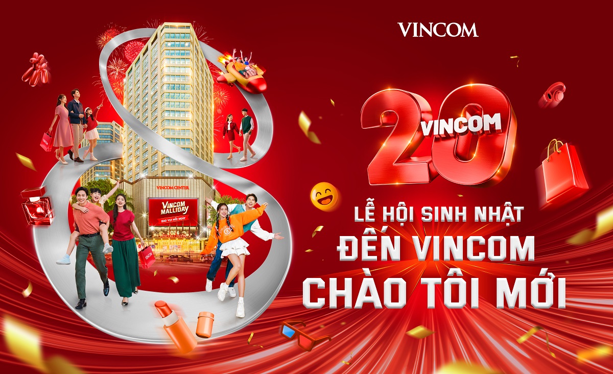 Chuỗi 88 trung tâm thương mại Vincom trên 48 tỉnh thành sẽ đồng loạt tổ chức tháng sinh nhật “Đến Vincom - Chào Tôi Mới" với loạt trải nghiệm không thể bỏ lỡ