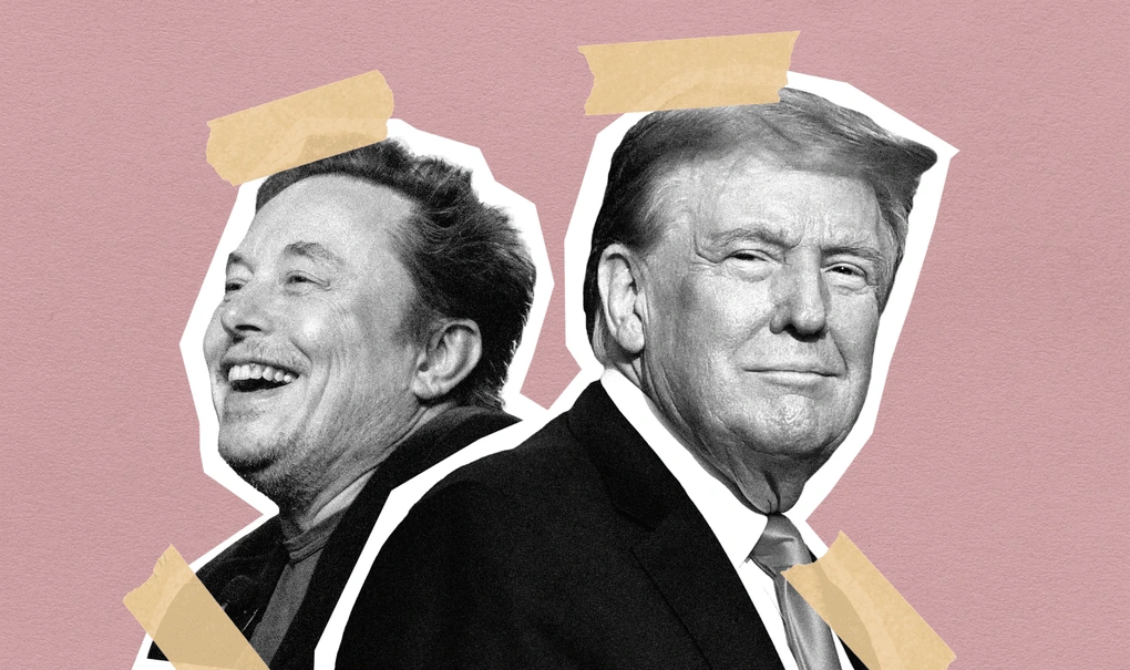 Quan hệ giữa cựu tổng thống Mỹ Donald Trump và Elon Musk đang ngày càng thân thiết (Ảnh: WSJ).