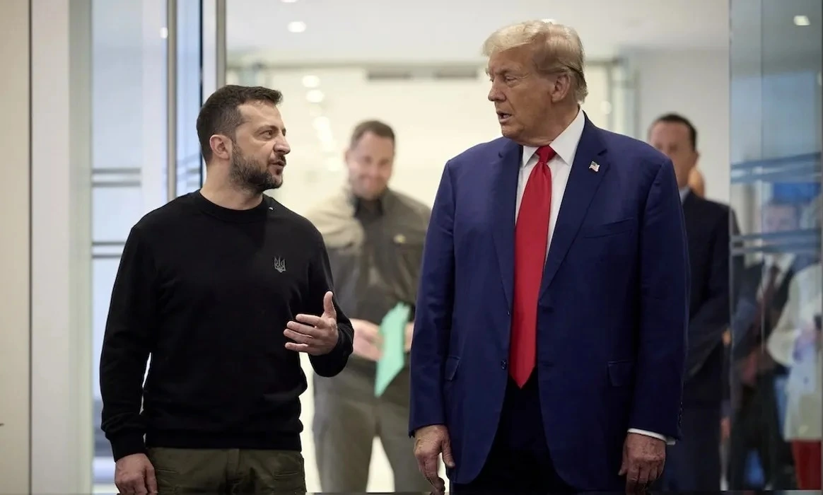 Ứng cử viên tổng thống Mỹ Trump gặp gỡ với Tổng thống Ukraine Zelensky tại New York hồi tháng 9/2024. Ảnh: Reuters.