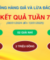 Kết quả tuần 7 Cuộc thi “Chống hàng giả và lừa đảo trực tuyến”