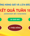 Kết quả tuần 10 Cuộc thi “Chống hàng giả và lừa đảo trực tuyến”