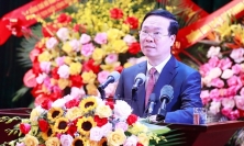 Chủ tịch nước Võ Văn Thưởng dự lễ kỷ niệm 65 năm Bác Hồ thăm Lào Cai