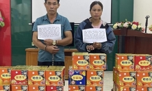 Quảng Ninh bắt giữ 2 đối tượng vận chuyển 62 kg pháo hoa nổ trái phép