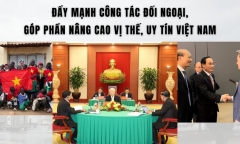 Đẩy mạnh công tác đối ngoại, góp phần nâng cao vị thế, uy tín Việt Nam
