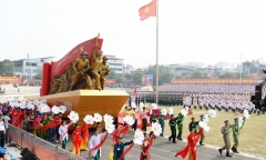 Sáng 7/5: Diễu binh, diễu hành kỷ niệm trọng thể 70 năm Chiến thắng Điện Biên Phủ