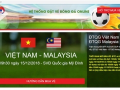 Xuất hiện website giả mạo bán vé chung kết lượt về AFF Cup 2018 Xuất hiện website giả mạo bán vé chung kết lượt về AFF Cup 2018