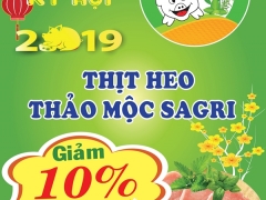 Thịt Heo Thảo Mộc Sagri giảm giá 10% từ nay đến hết ngày 5/2/2019 Thịt Heo Thảo Mộc Sagri giảm giá 10% từ nay đến hết ngày 5/2/2019