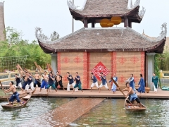 Nhạc nước, 3d mapping ở Vinpearl Land: Phong vị mới cho ngày Tết Nhạc nước, 3d mapping ở Vinpearl Land: Phong vị mới cho ngày Tết
