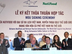NutiFood hợp tác với Greg Norman đưa cà phê Việt ra thế giới NutiFood hợp tác với Greg Norman đưa cà phê Việt ra thế giới