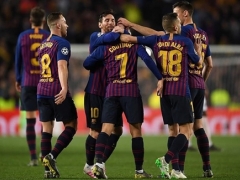 Messi tỏa sáng, tiễn MU rời Champions League Messi tỏa sáng, tiễn MU rời Champions League