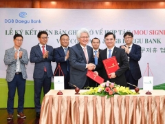 Vietcombank ký biên bản ghi nhớ với DGB Daegu Bank (Hàn Quốc) Vietcombank ký biên bản ghi nhớ với DGB Daegu Bank (Hàn Quốc)