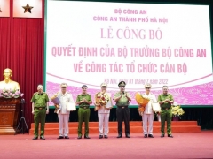 Bộ Công an bổ nhiệm 03 Phó Giám đốc Công an TP. Hà Nội
