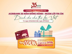Nhiều chương trình khuyến mãi dành cho chủ thẻ Lộc Việt Agribank