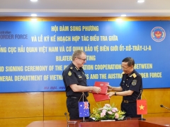 Hội đàm song phương và ký Kế hoạch hợp tác điều tra giữa Hải quan Việt Nam và Cơ quan Bảo vệ Biên giới Australia