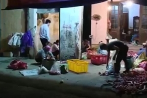 Cơ sở kinh doanh thịt bò bẩn ngang nhiên hoạt động