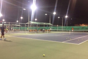 Hàng loạt sân tennis xây dựng trái phép trên đất dự án