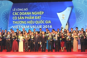 Vinh danh 88 doanh nghiệp Thương hiệu quốc gia 2016