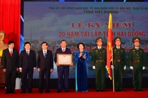 Hải Dương: Kỷ niệm 20 năm tái lập tỉnh và đón nhận Huân chương Độc lập hạng Nhất