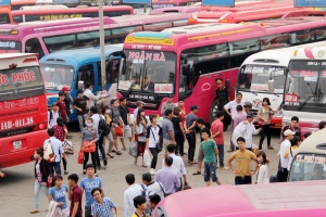 Hà Nội: Sẽ điều chuyển các tuyến xe khách cố định liên tỉnh tại các bến xe từ ngày 2/1/2017