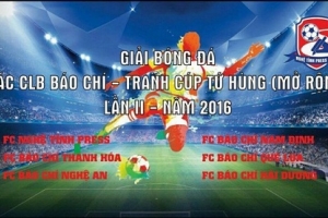 Công bố các cặp đấu tại Cúp Báo chí tứ hùng mở rộng