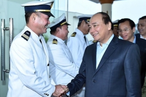 Thủ tướng thăm Trung tâm Phối hợp tìm kiếm cứu nạn hàng hải Khu vực II