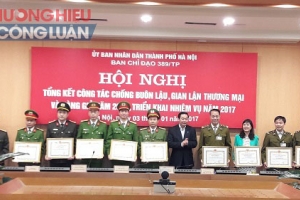 BCĐ 389/Hà Nội: Tổng kết công tác chống buôn lậu, GLTM, hàng giả năm 2016