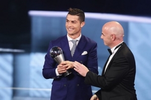 Danh hiệu cầu thủ xuất sắc 2016 của FIFA thuộc về Ronaldo