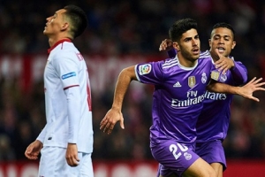 Cầm hòa Sevilla, Real chính thức có mặt tại tứ kết cup Nhà vua Tây Ban Nha