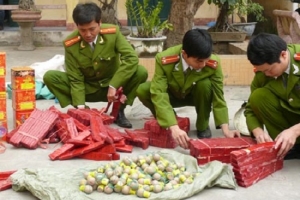 Hưng Yên tăng cường quản lý pháo dịp Tết Nguyên đán 2017