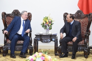 Thủ tướng Nguyễn Xuân Phúc tiếp Bộ trưởng Bộ Ngoại giao Hy Lạp Nikos Kotzias