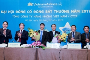 Vietnam Airlines thông qua nhiều điều khoản quan trọng tại Đại hội đồng cổ đông bất thường năm 2017