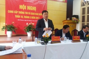 Hải Phòng: Giao ban báo chí tuần 10 năm 2017