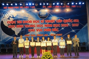 Cuộc thi khoa học - kỹ thuật cấp quốc gia: 5 giải nhất