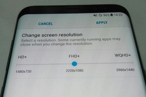 Samsung Galaxy S8 có thể “biến hóa” độ phân giải màn hình?